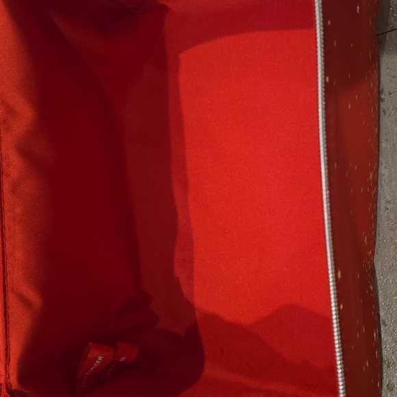 Estee Lauder Limited Edition Red Zipper Travel Train Case - Picture 9 of 9